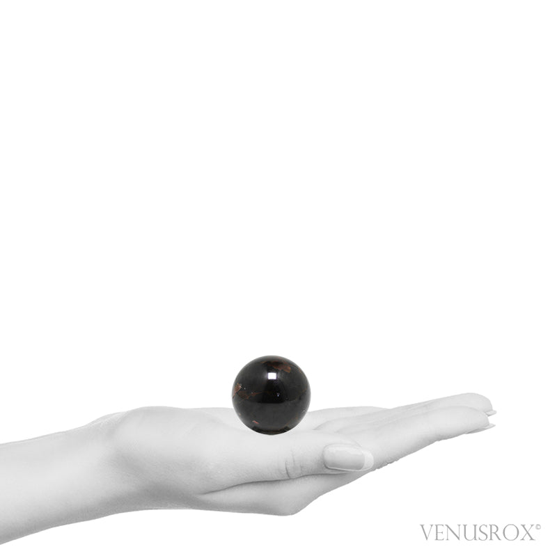 Star Almandine Garnet Polished Sphere from India | Venusrox
