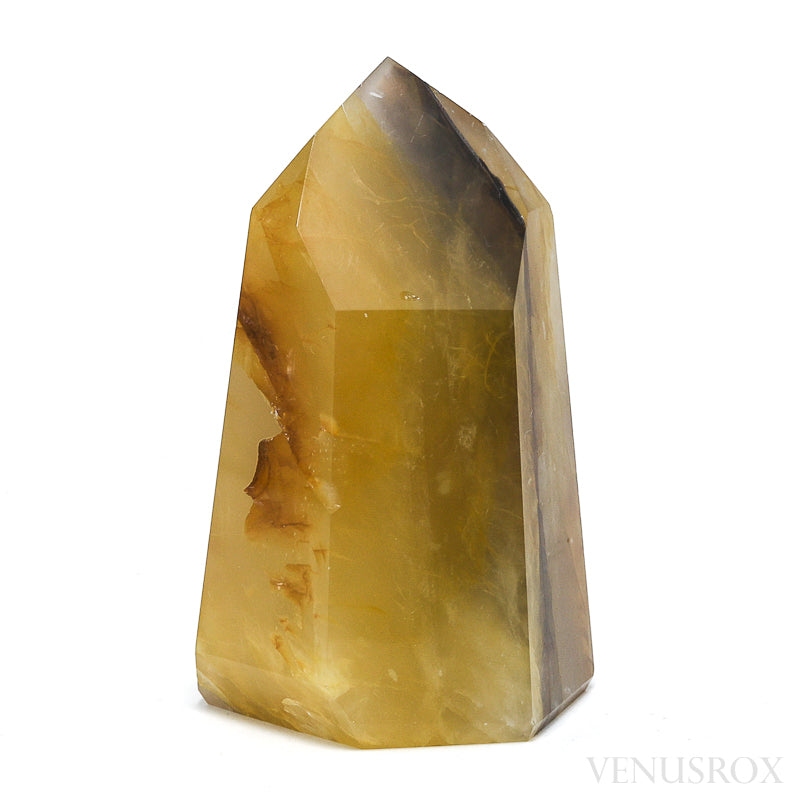 Golden Quartz Polished Point from Brazil | Venusrox