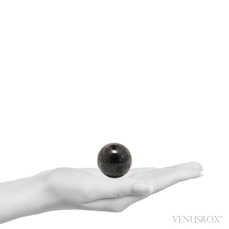Star Almandine Garnet Polished Sphere from Brazil | Venusrox