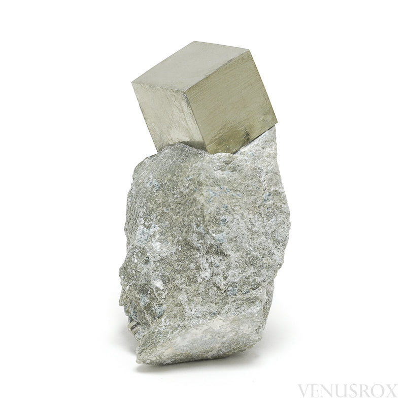 Pyrite Cubes in Matrix from Navajun, La Rioja, Spain | Venusrox