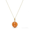 Carnelian Sphere Pendant from Madagascar | Venusrox