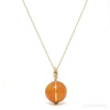 Carnelian Sphere Pendant from Madagascar | Venusrox