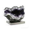 Amethyst Natural Cluster from Uruguay mounted on a bespoke stand | Venusrox