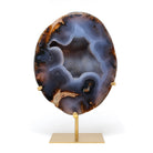 Agate with Clear Quartz Polished/Natural Crystal from Brazil | Venusrox