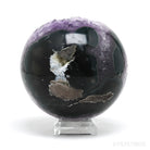 Amethyst with Agate Geode Sphere from Brazil | Venusrox