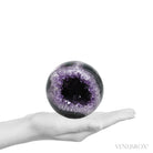 Amethyst with Agate Geode Sphere from Brazil | Venusrox