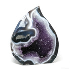 Amethyst with Agate Polished/Natural Flame from Uruguay | Venusrox