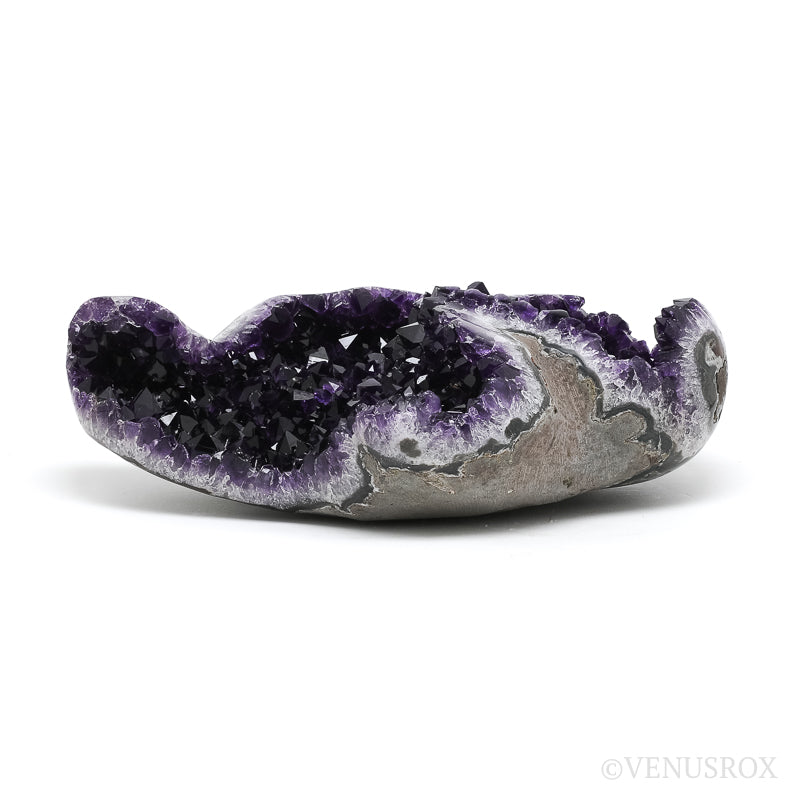 Amethyst with Quartz, Agate & Matrix Part Polished/Part Natural Cluster from Uruguay | Venusrox