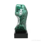 Malachite Polished Freeform from the Democratic Republic of the Congo mounted on a bespoke stand | Venusrox