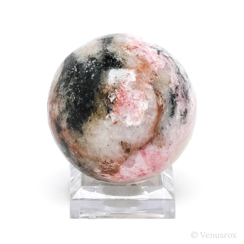 Tugtupite Polished Sphere from Nuuk, Greenland | Venusrox