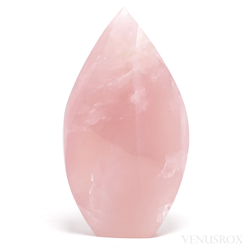 Rose Quartz Polished Flame from Brazil | Venusrox