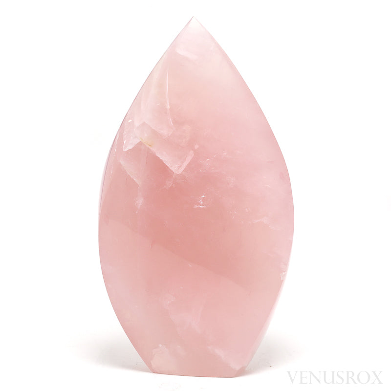 Rose Quartz Polished Flame from Brazil | Venusrox