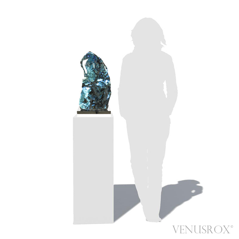 Labradorite Part Polished/Part Natural Freeform from Madagascar | Venusrox