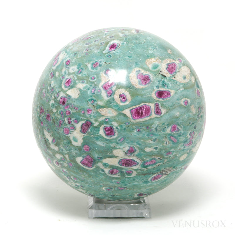 Ruby in Fuchsite Polished Sphere from India | Venusrox