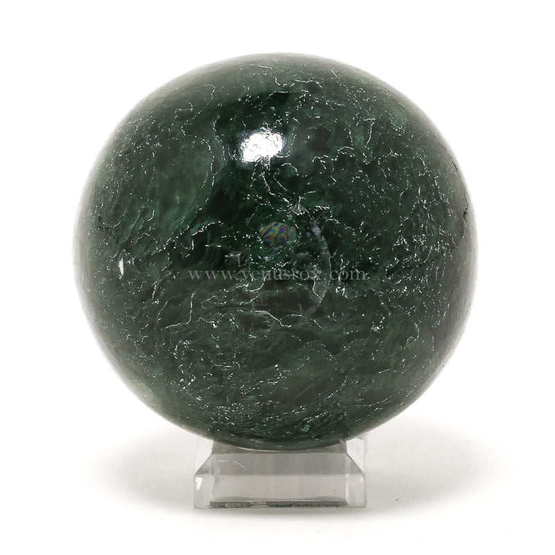 Moss Calcite Polished Sphere from India | Venusrox