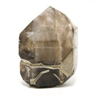 Smoky Phantom Elestial Quartz Part Polished/Part Natural Point from Brazil | Venusrox
