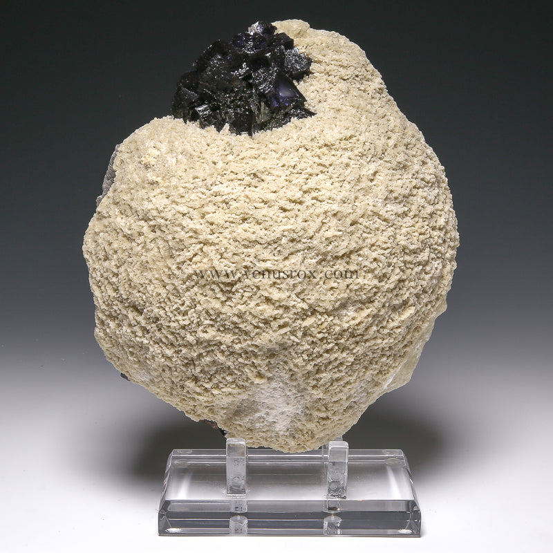 Fluorite on Barite Natural Crystal from the Elmwood Mine, Tennessee, USA | Venusrox