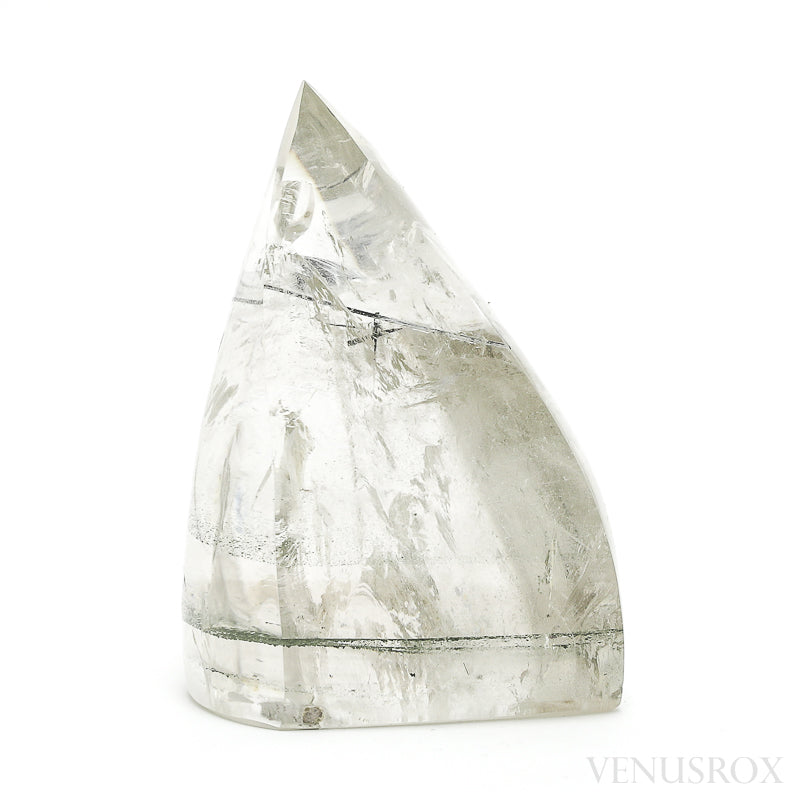 Rutilated Chlorite Phantom Quartz Polished Flame from Brazil | Venusrox