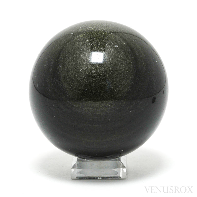 Gold Sheen Obsidian Polished Sphere from Mexico | Venusrox