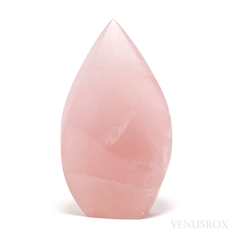Rose Quartz Polished Flame from Brazil | Venusrox