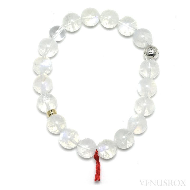 Rainbow Moonstone Bead Bracelet from Sri Lanka | Venusrox