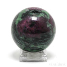 Ruby and Zoisite Polished Sphere from India | Venusrox