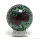 Ruby and Zoisite Polished Sphere from India | Venusrox