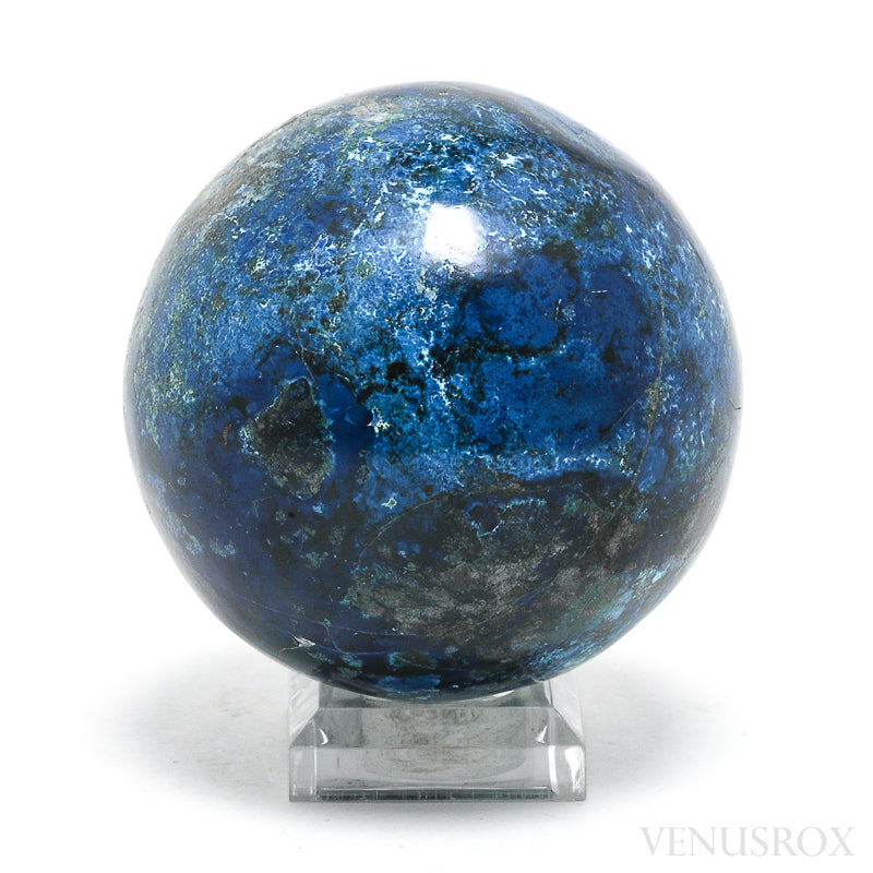 Chrysocolla with Shattuckite Polished Sphere from Namibia | Venusrox