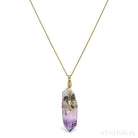 Amethyst Phantom Natural Point Pendant from the Piedra Parada, near Las Vigas, Tatatila, Veracruz, Mexico | Venusrox