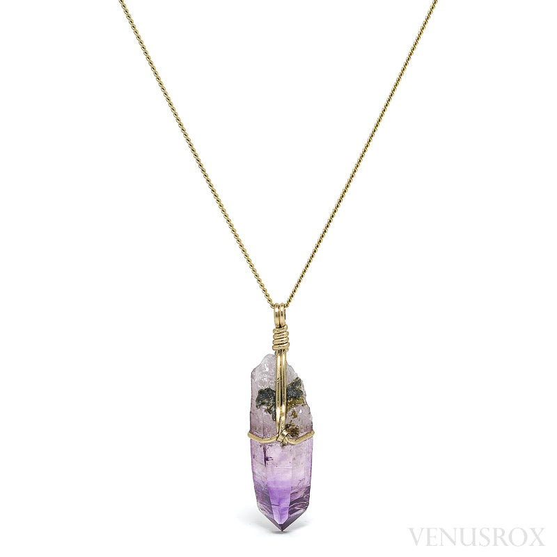 Amethyst Phantom Natural Point Pendant from the Piedra Parada, near Las Vigas, Tatatila, Veracruz, Mexico | Venusrox