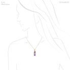 Amethyst Phantom Natural Point Pendant from the Piedra Parada, near Las Vigas, Tatatila, Veracruz, Mexico | Venusrox