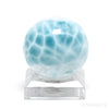 Larimar Polished Sphere from Dominican Republic, Caribbean Sea | Venusrox