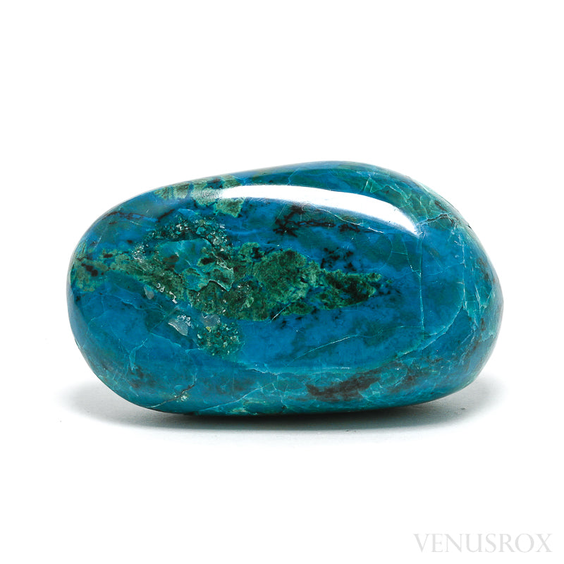 Chrysocolla with Malachite & Matrix Polished Crystal from Peru | Venusrox