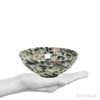 Actinolite in Quartz Polished Bowl from India | Venusrox