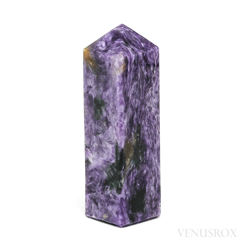 Charoite Polished Point from the Sakha Republic, Siberia, Russia | Venusrox