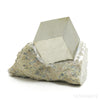 Pyrite Cube in Matrix from Navajun, La Rioja, Spain | Venusrox
