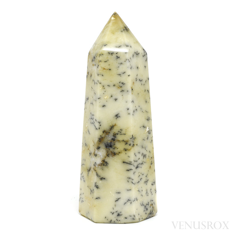 Dendritic Opal Polished Point from Madagascar | Venusrox
