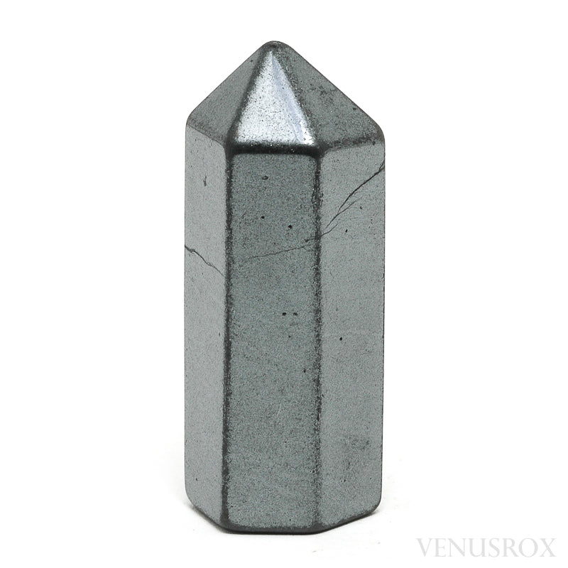 Hematite Polished Point from Brazil | Venusrox