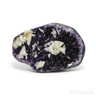 Amethyst with Agate & Calcite Part Polished/Part Natural Cluster from Uruguay | Venusrox