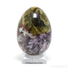 Pink & Yellow Tourmaline with Lepidolite Polished Egg from Russia | Venusrox