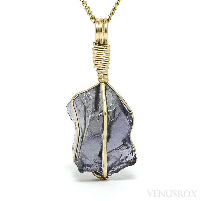 Iolite Natural Crystal Pendant from Tanga, Tanzania | Venusrox