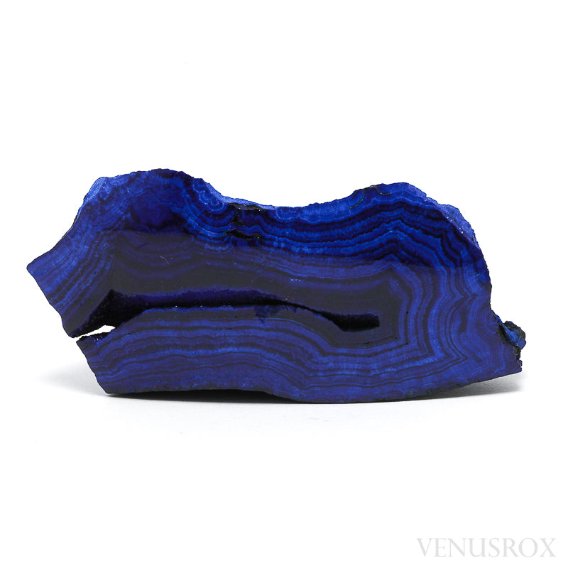 Azurite Part-Polished/Part-Natural Crystal from the Altai Mountains, Siberia, Russia | Venusrox