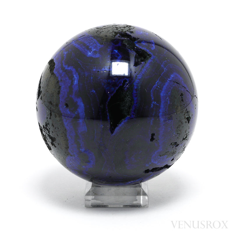 Azurite with Matrix Sphere from the Altai Mountains, Siberia, Russia | Venusrox