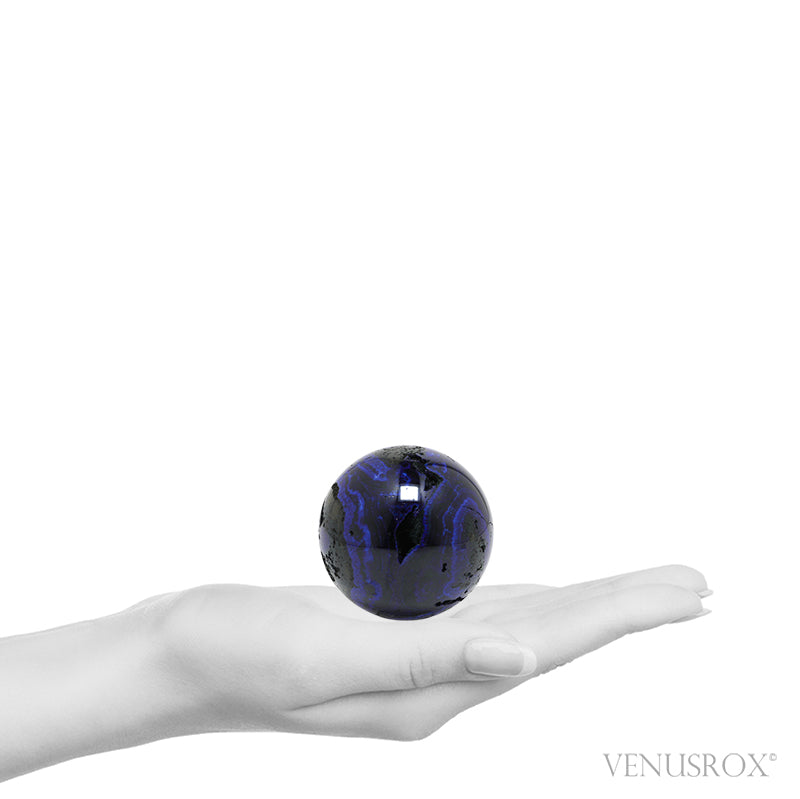 Azurite with Matrix Sphere from the Altai Mountains, Siberia, Russia | Venusrox