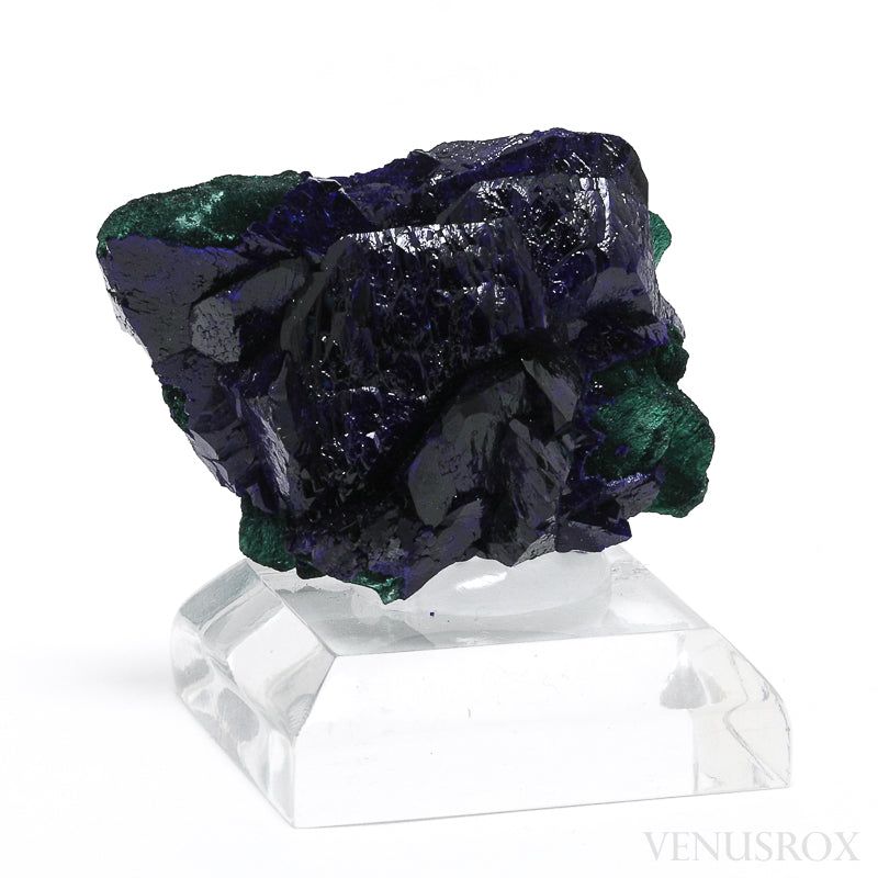 Azurite and Malachite Natural Crystal from the Millpillas Mine, Milpillas, Sonora, Mexico | Venusrox