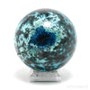 Chrysocolla with Cuprite, Malachite & Shattuckite Polished Sphere from the Democratic Republic of Congo | Venusrox