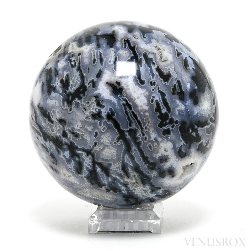 Agate with Quartz Polished Sphere from Uruguay | Venusrox