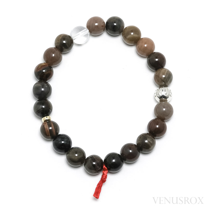Petrified Wood Bead Bracelet from Indonesia | Venusrox