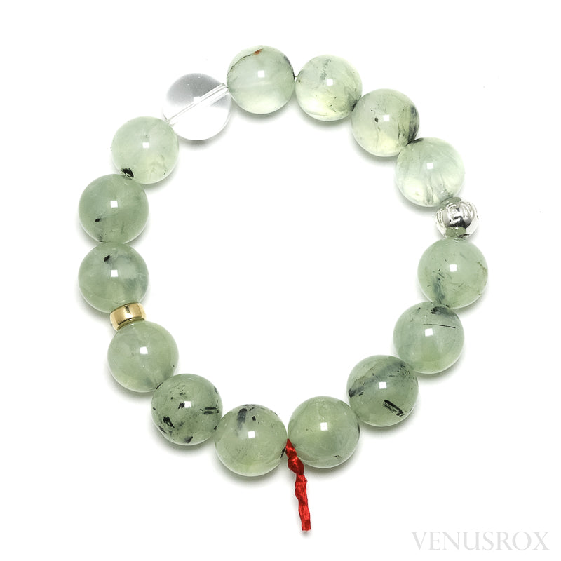 Prehnite with Epidote Bracelet from Mali | Venusrox