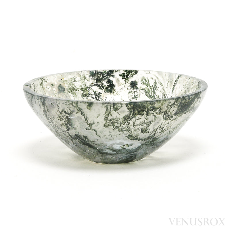 Moss Agate Bowl from India | Venusrox